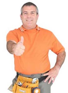 thumbs up from Gregg one of our sprinkler repair pros